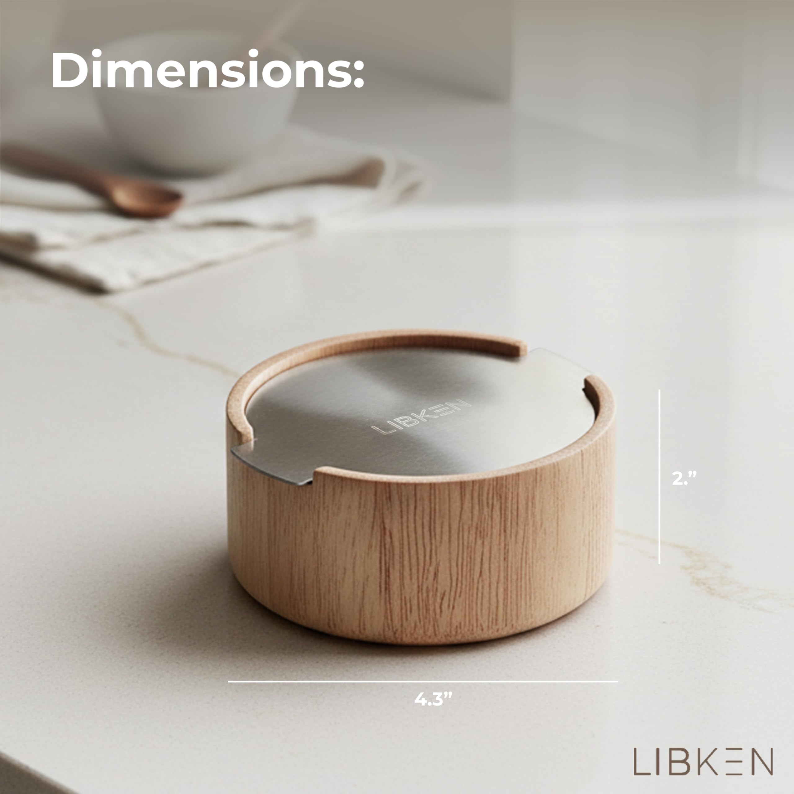 LIBKEN Diseño escandinavo en madera para decorar cocinas con elegancia natural.