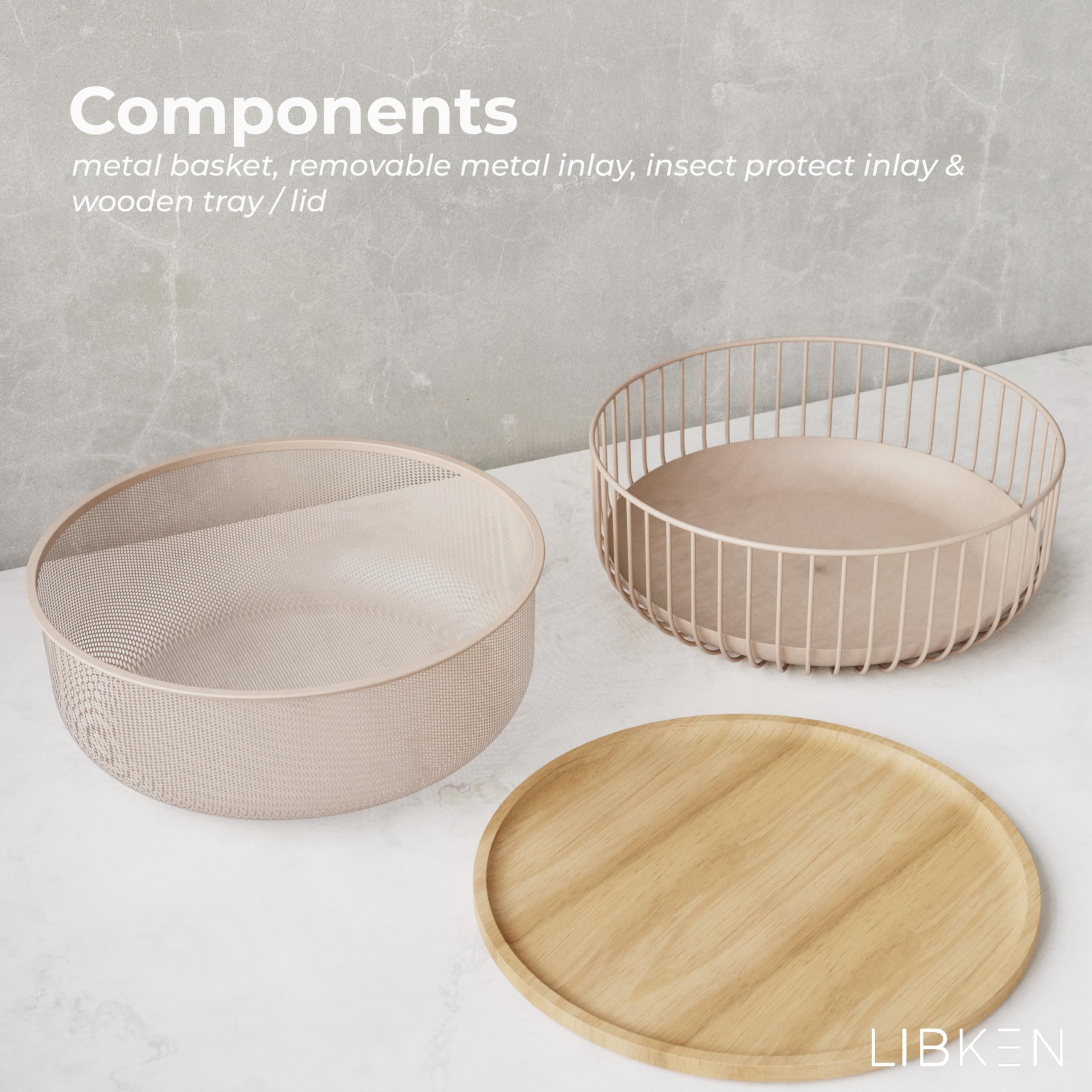 LIBKEN uso-multifuncional-para-meriendas, perfecto para reuniones en casa.