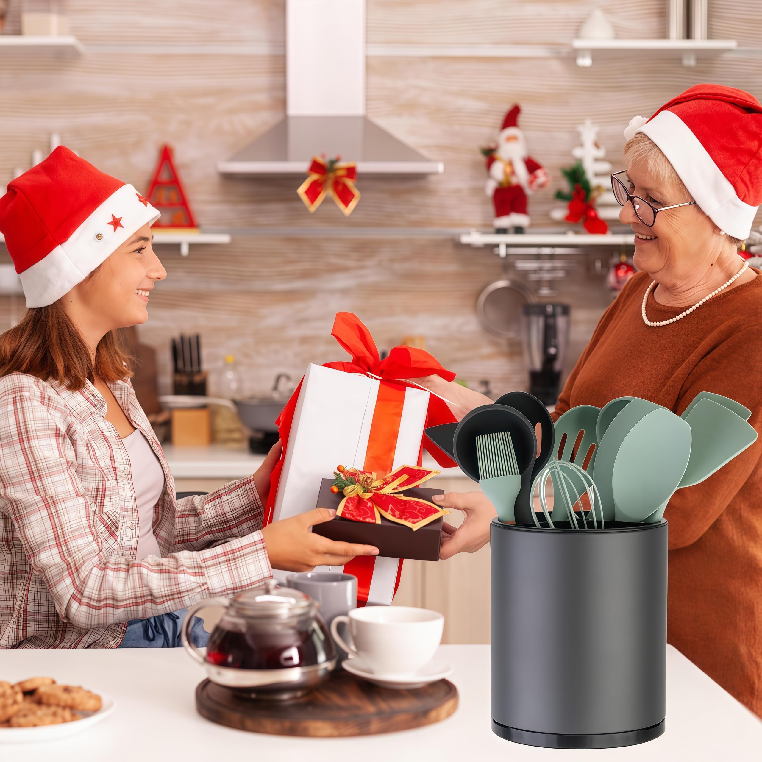 LIBODOUR porta-utensilios de gran capacidad para organizar utensilios grandes.