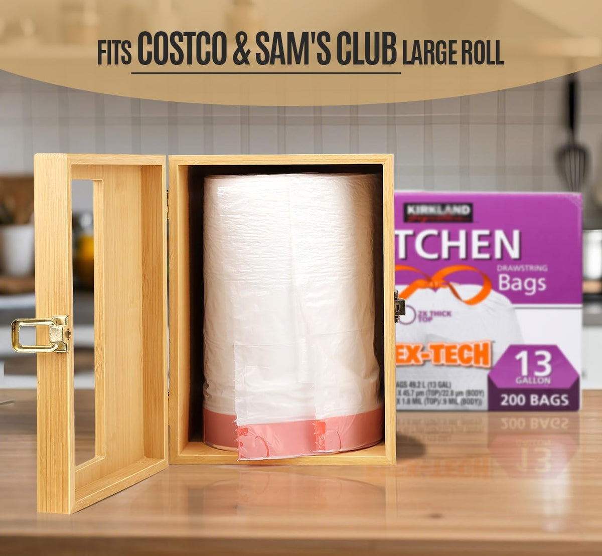 Dispensador Libreshine en cocina con diseño moderno que ahorra espacio.