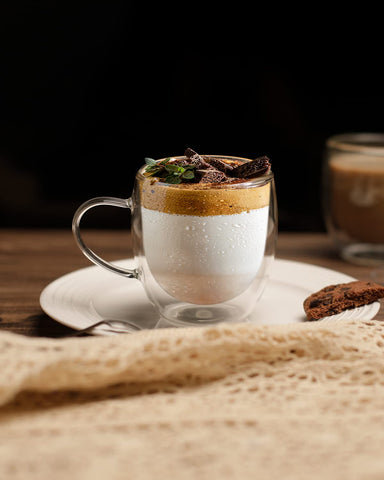 LIBWYS taza con asa ergonómica, fácil de sostener para latte o té.