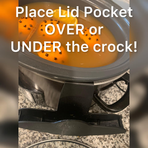 Lid Pocket: diseño ergonómico para manejo cómodo.