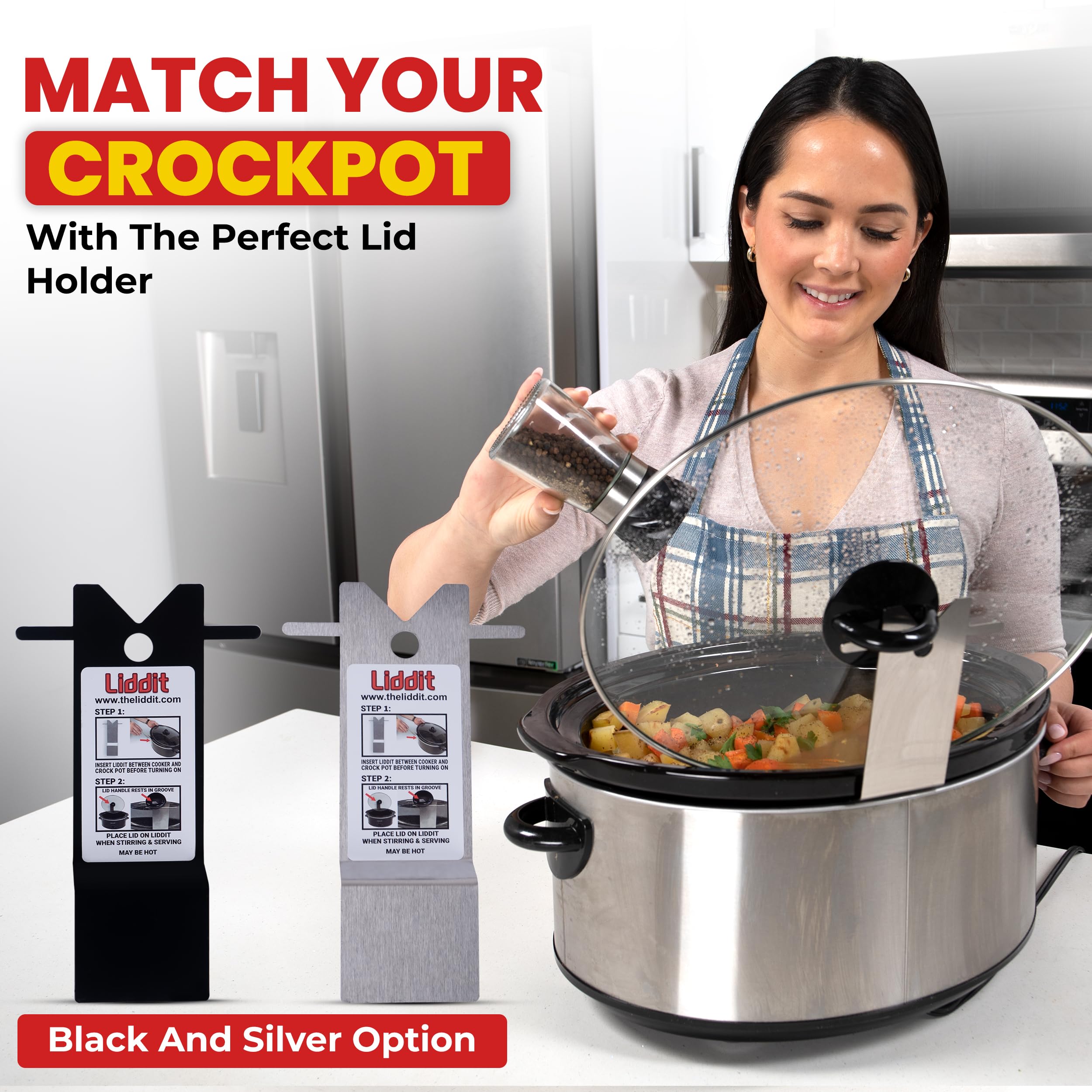 Liddit resistente-calor-tapa: soporta tapas calientes sin deformarse.