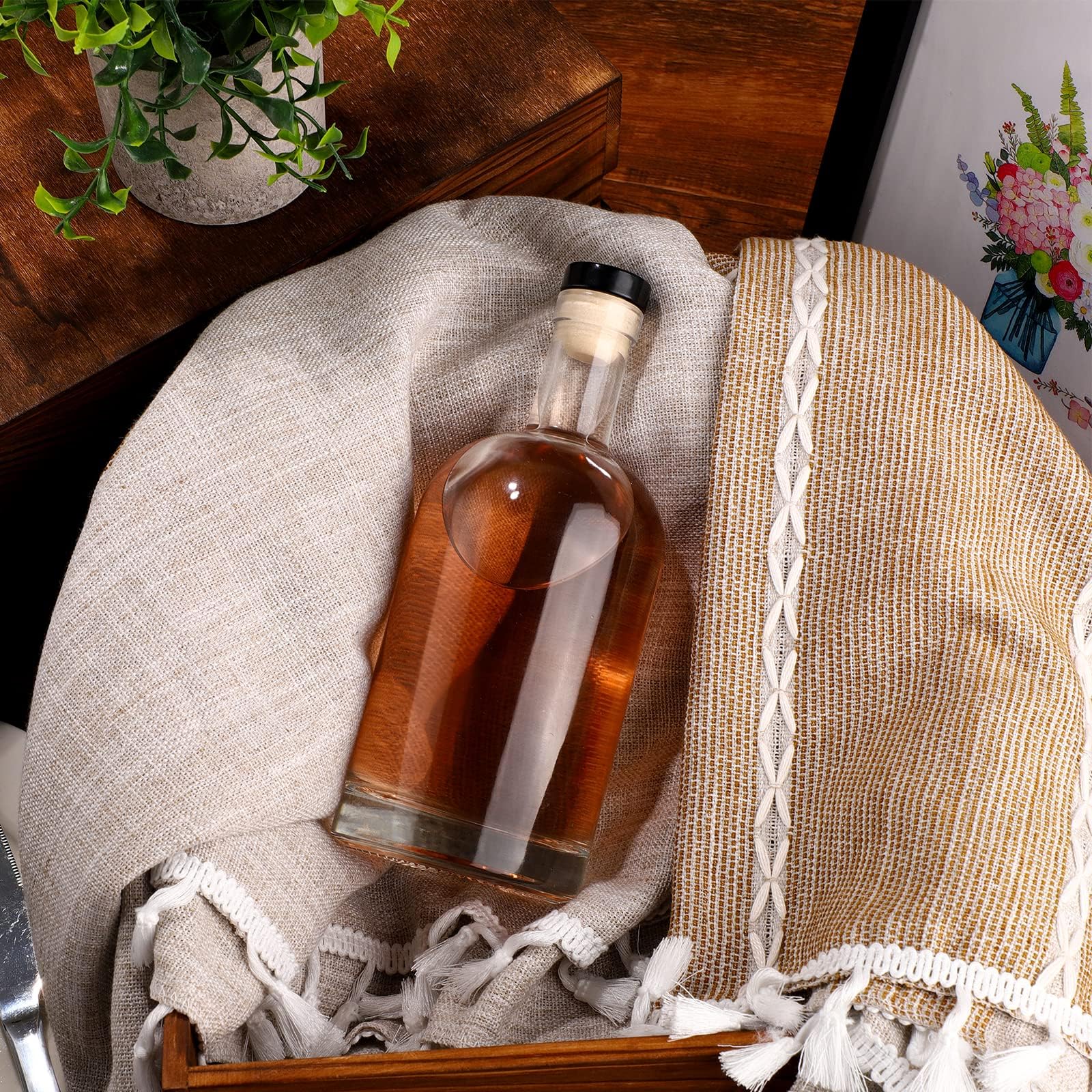 Botellas Liengoron para eventos y celebraciones con almacenamiento seguro.