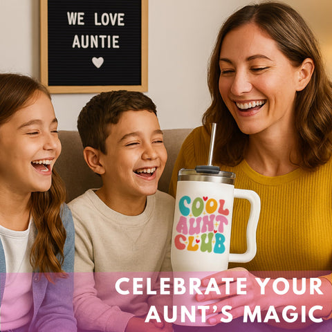 LIERIE8888 regalo para Día de la Madre, vaso club para tía de 40oz.