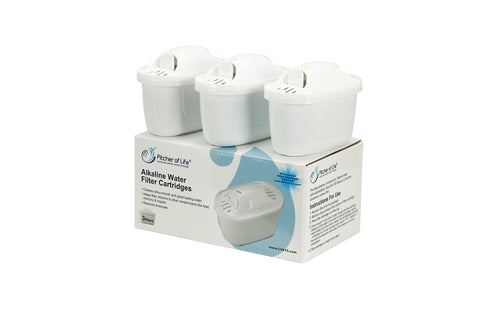 Filtro Life Ionizer para jarra alcalina: elimina cloro y metales, mejora el sabor.