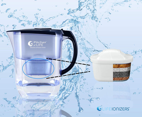Life Ionizer: filtro de mineralización añade calcio, magnesio y potasio.