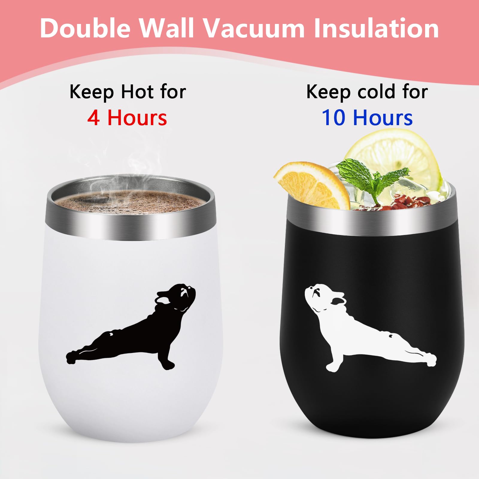 Conjunto de dos tazas termicas de Lifecapido, perfecto para bebidas en cualquier momento.