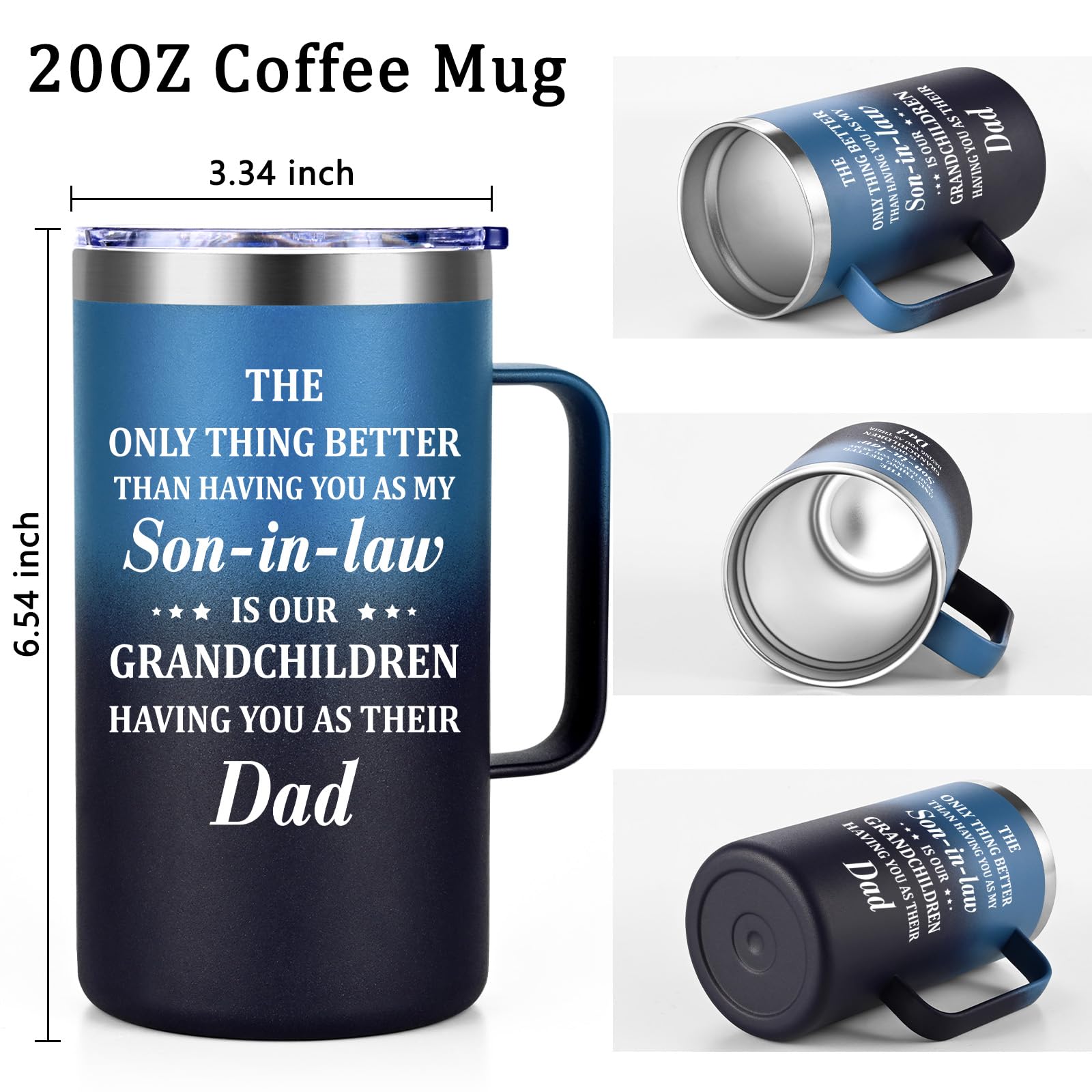 Gradiente de colores en la taza Lifecapido con diseño moderno