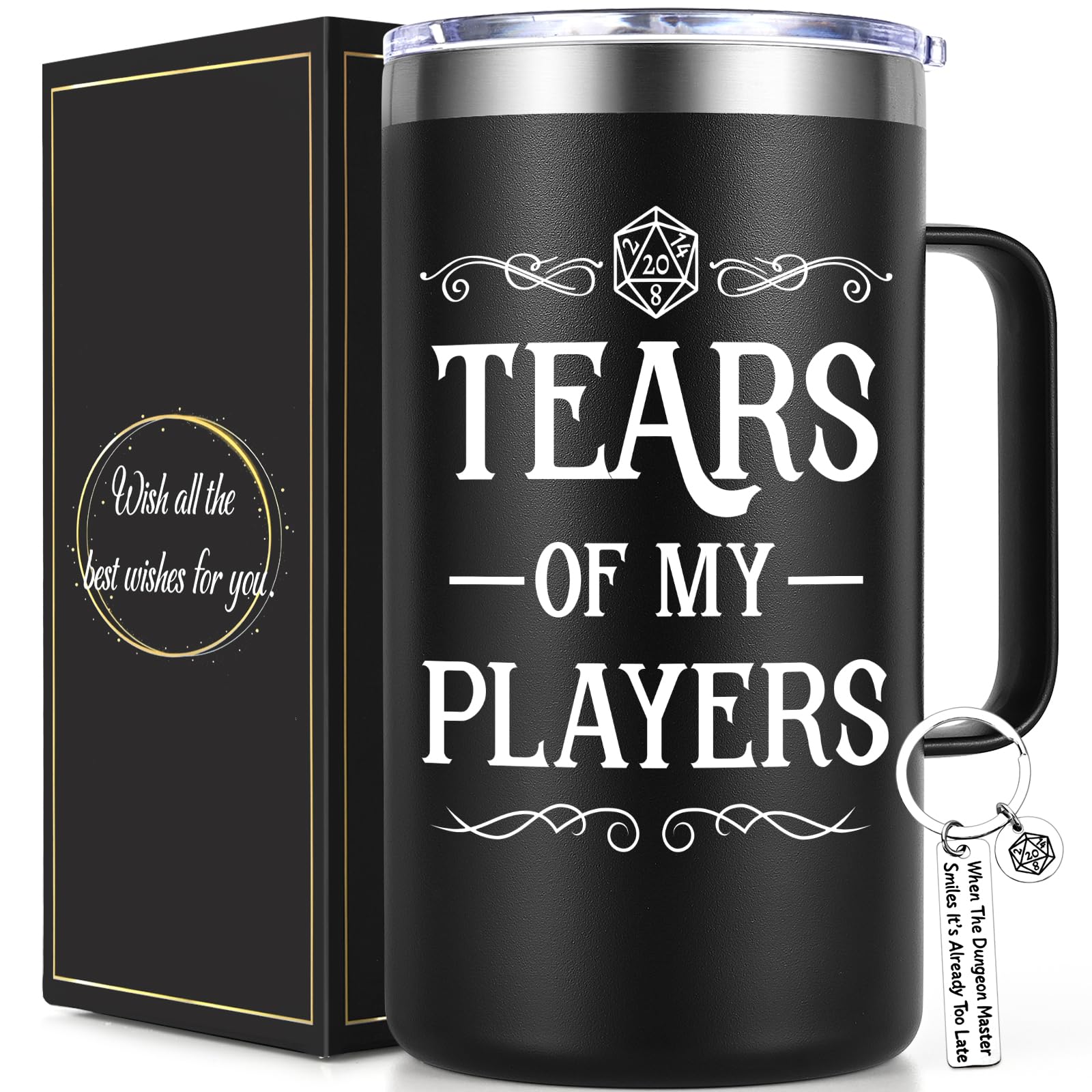 Taza Lifecapido Lágrimas de mis jugadores 20oz con aislamiento para bebidas templadas