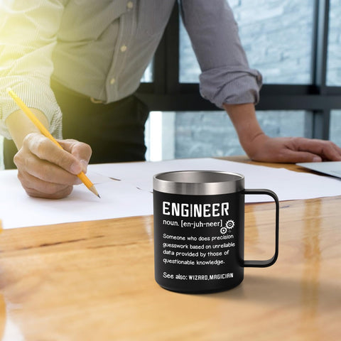 Lifecapido: regalo de Navidad para ingeniero, 12 onzas práctico