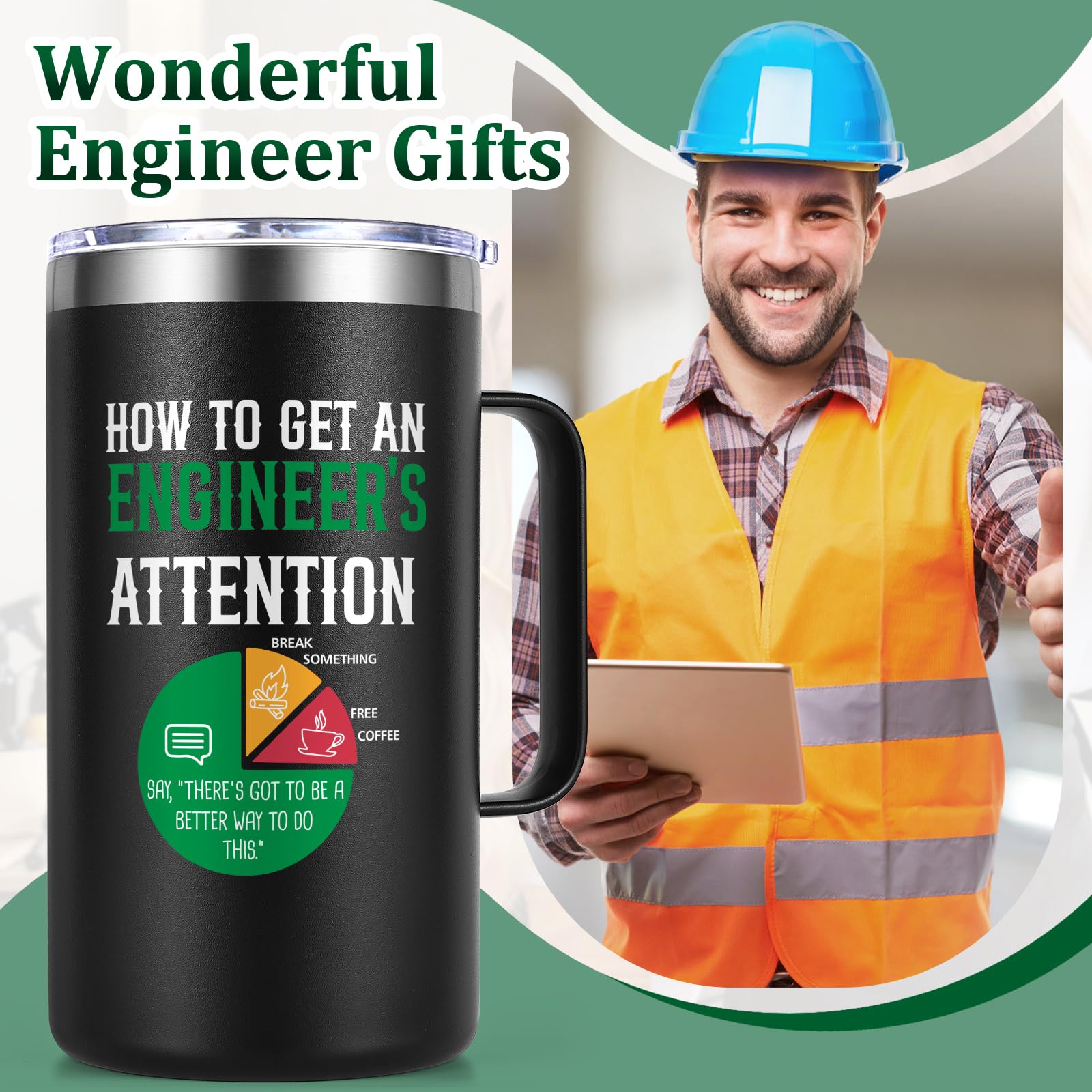 Lifecapido regalo para ingenieros con caja y accesorios útiles.