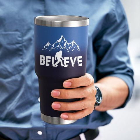 Lifecapido Sasquatch Tumbler 30oz interior acero304, duradero y seguro.