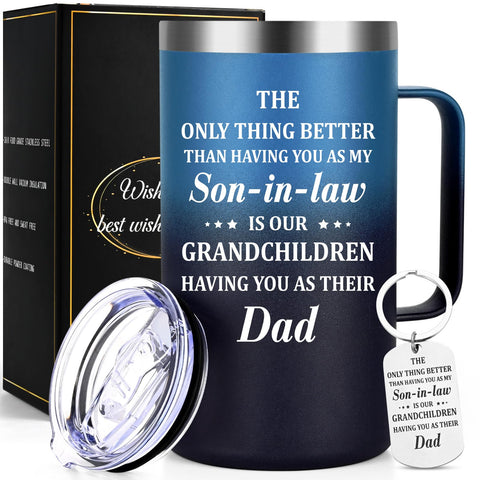 Taza Lifecapido Solo Algo Mejor frente con gradiente, ideal para empezar el día
