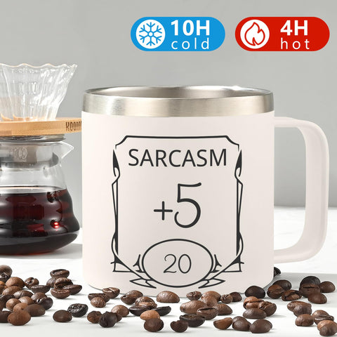Tapa de Lifecapido para taza aislada DnD 14oz, conserva temperatura.