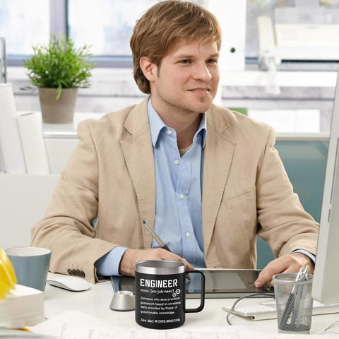 Lifecapido: taza acero inoxidable 304, duradera y fácil de limpiar