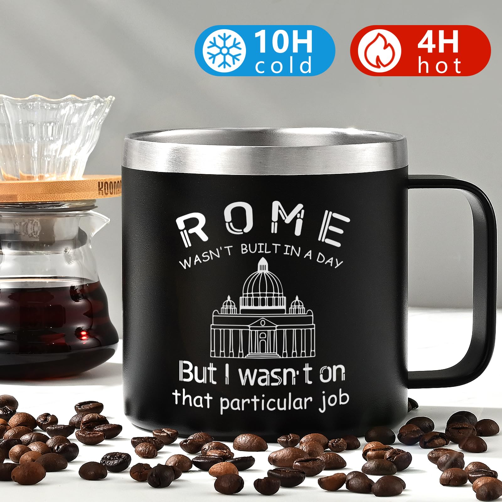 Taza Lifecapido con diseño gracioso, regalo ideal para trabajadores de construcción.
