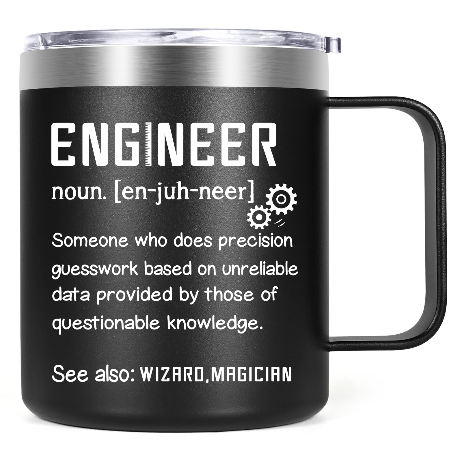 Lifecapido: taza aislada para ingeniero—mantiene bebidas calientes o frías