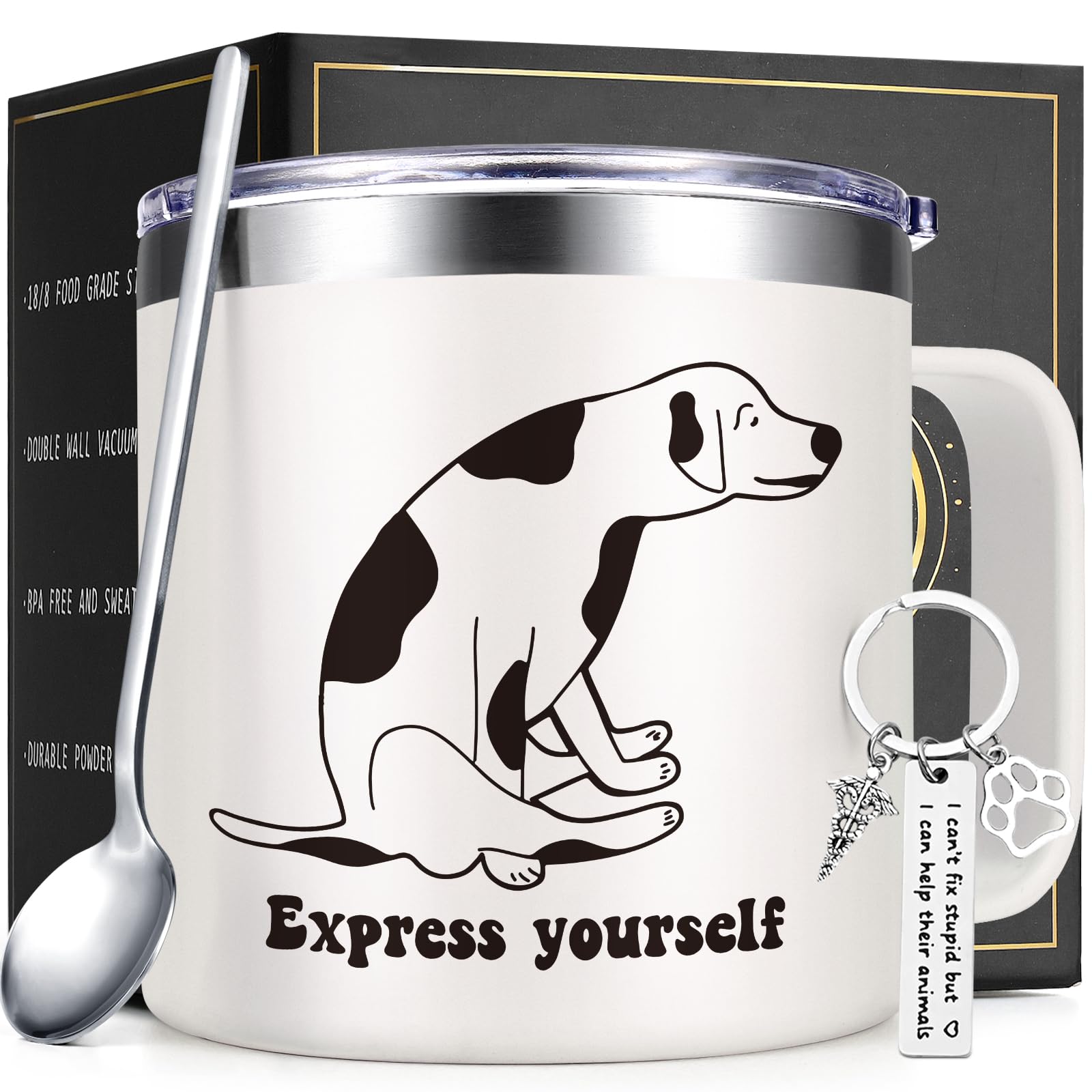 Lifecapido taza cafe tecnología veterinaria, para mantener bebidas calientes durante turnos largos.