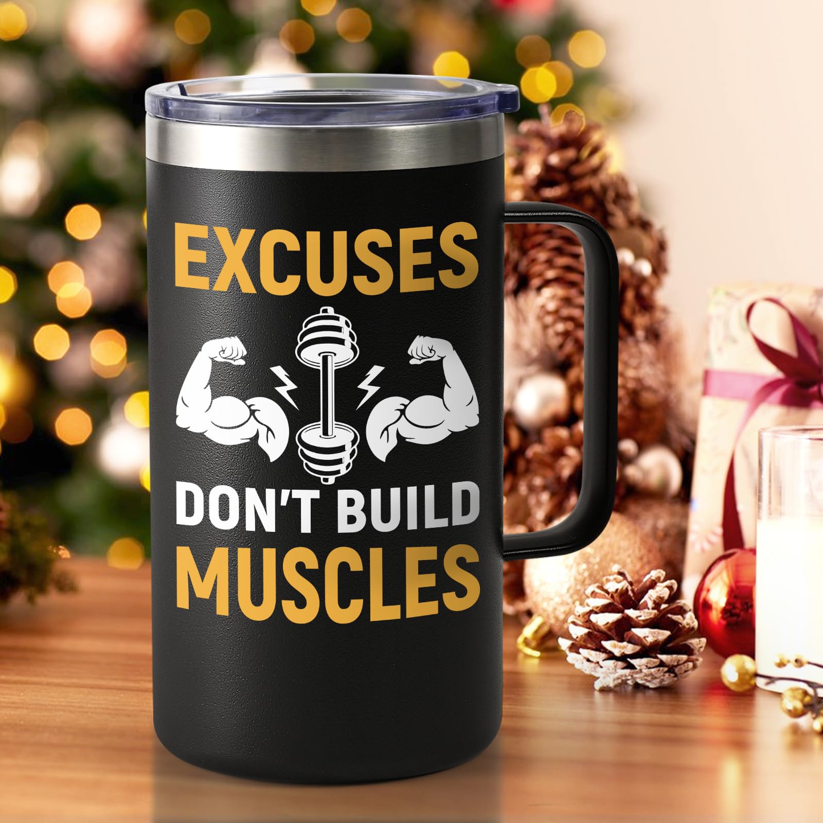 Lifecapido Taza Gimnasio 20oz caja regalo lista para entregar