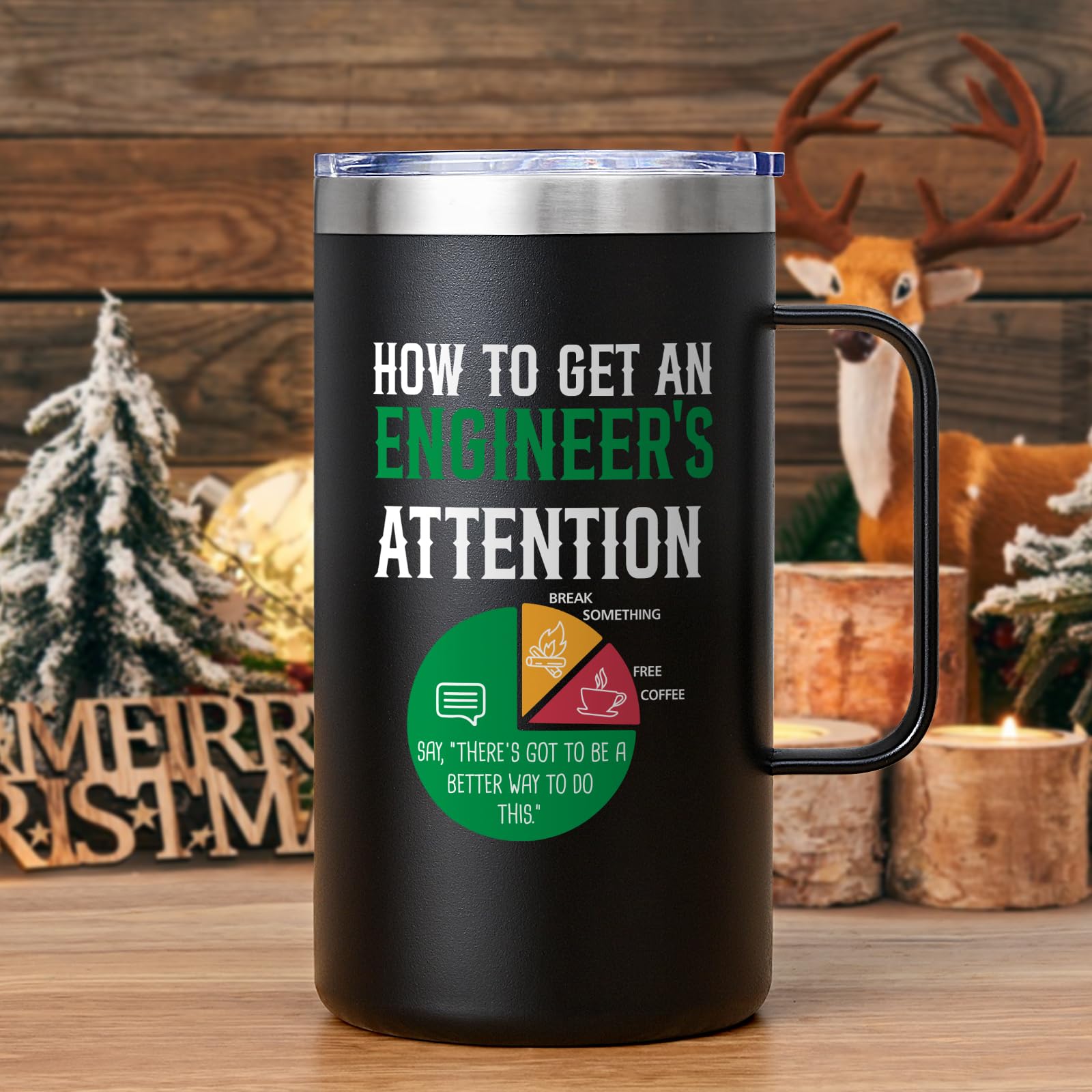 Lifecapido taza para ingenieros de uso múltiple para diversas bebidas.