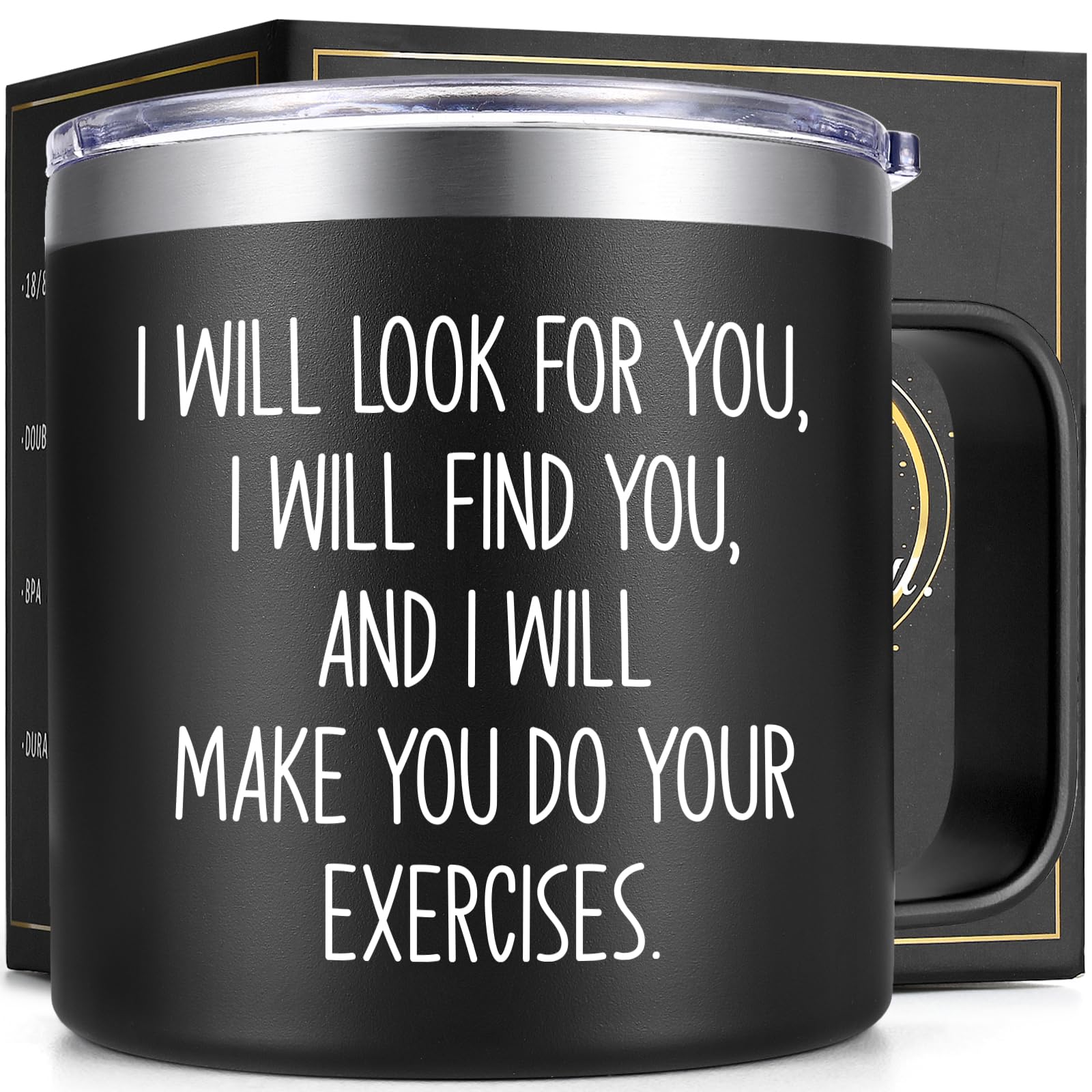 Taza Lifecapido para terapia con enfoque en ejercicios, regalo ideal.
