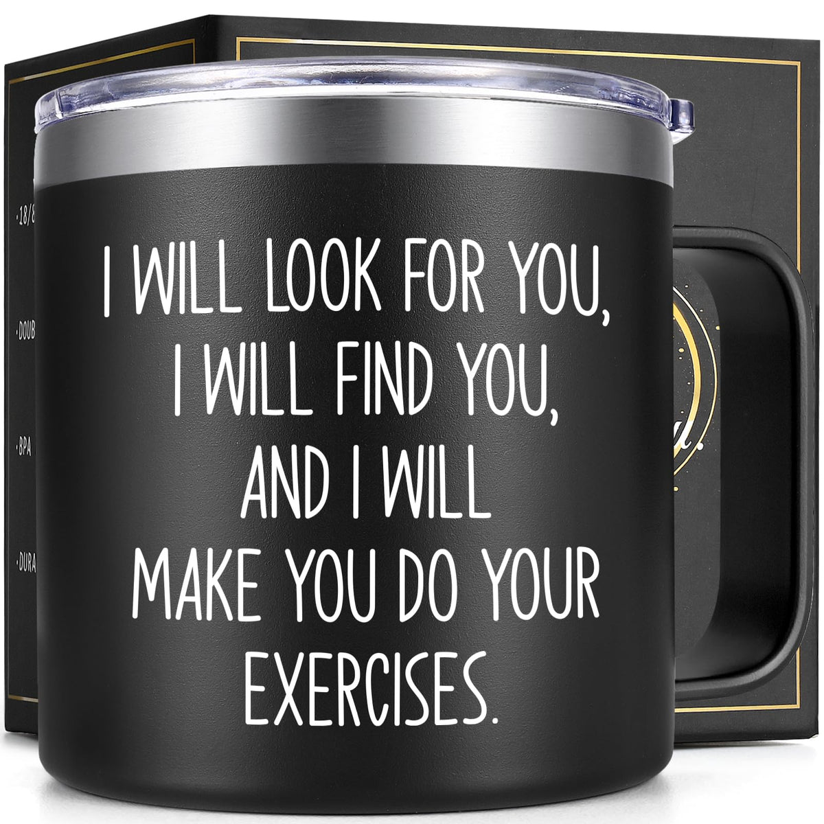 Taza Lifecapido para terapia con enfoque en ejercicios, regalo ideal.