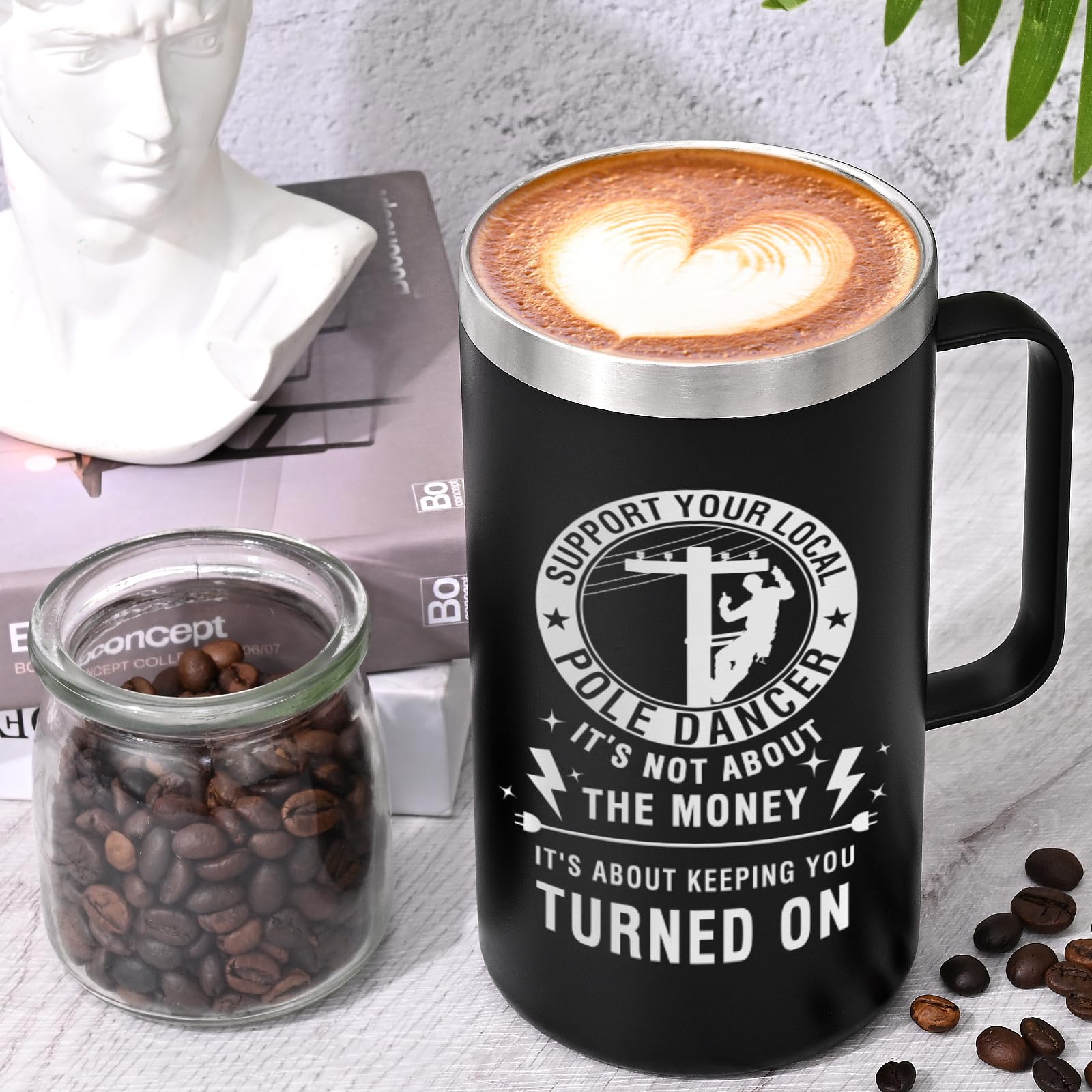 Uso diario con la taza Lifecapido para largas jornadas.