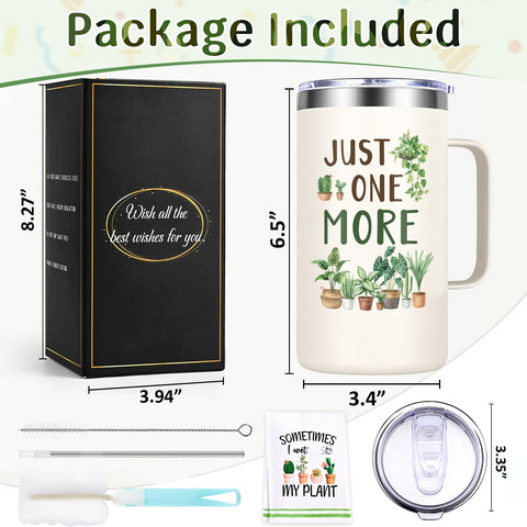 Lifecapido uso diario taza plantas 20oz ideal para casa o trabajo