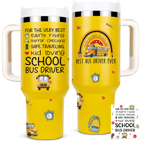 Vaso Lifecapido 40oz con tarjeta de saludo, ideal para agradecer al conductor