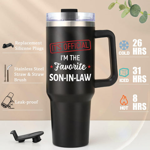 Vaso Lifecapido Yerno Favorito, asidero ergonómico para llevar con comodidad.