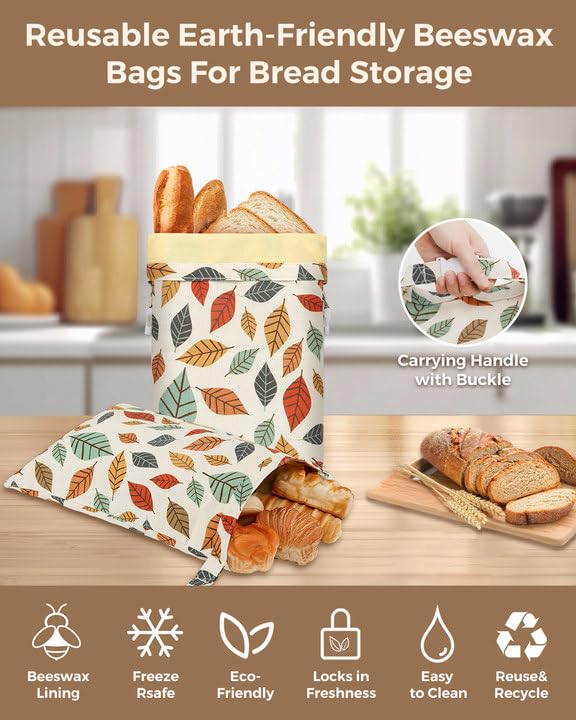 LIFEGOO bolsa de pan natural sin químicos para horneados.