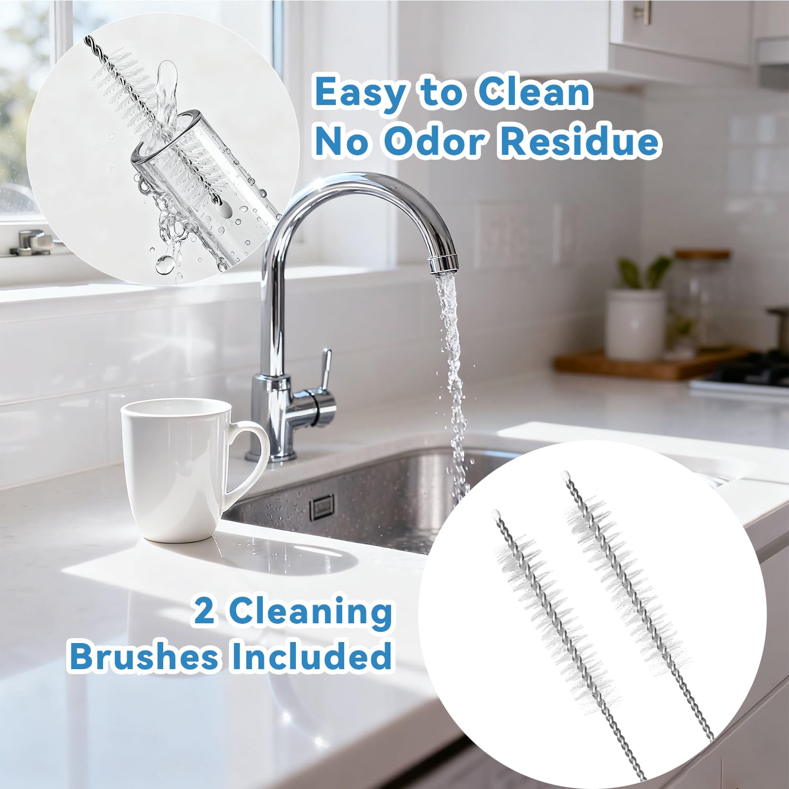 LIFEHIM vidrio borosilicato, seguro y duradero para uso diario