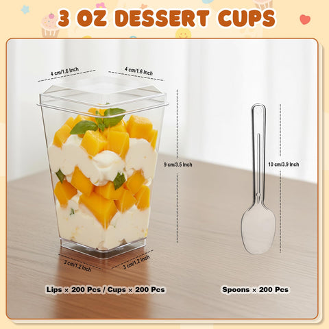 LifeIdeas tapas transparentes para copas dulces, mantienen frescura y olores alejados.