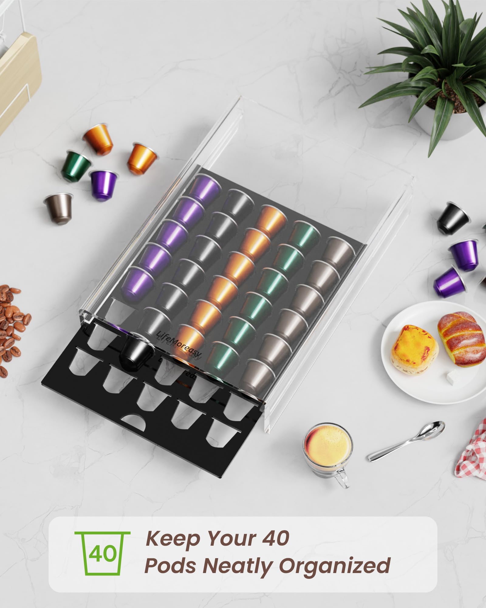 LifeMoreasy limpieza fácil de acrílico, mantener limpio con paño.