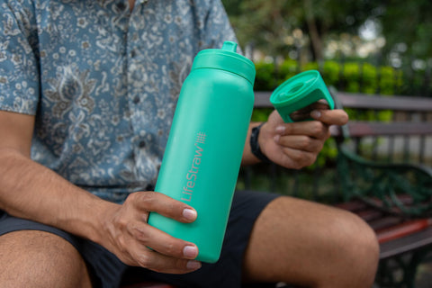 LifeStraw Go Series: aislamiento doble pared mantiene el agua fría