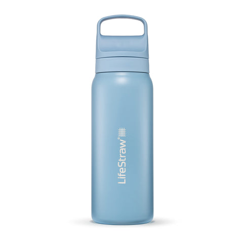 LifeStraw Go Series: botella aislada con filtración de dos etapas para viaje seguro