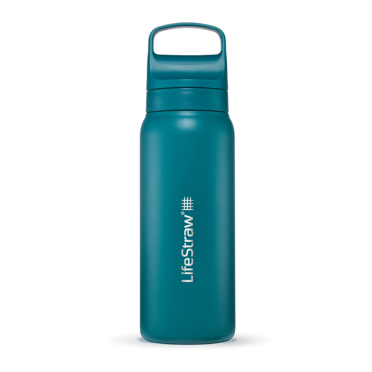 LifeStraw Go Series: botella filtrante de acero inoxidable 24 oz para agua más limpia en viajes
