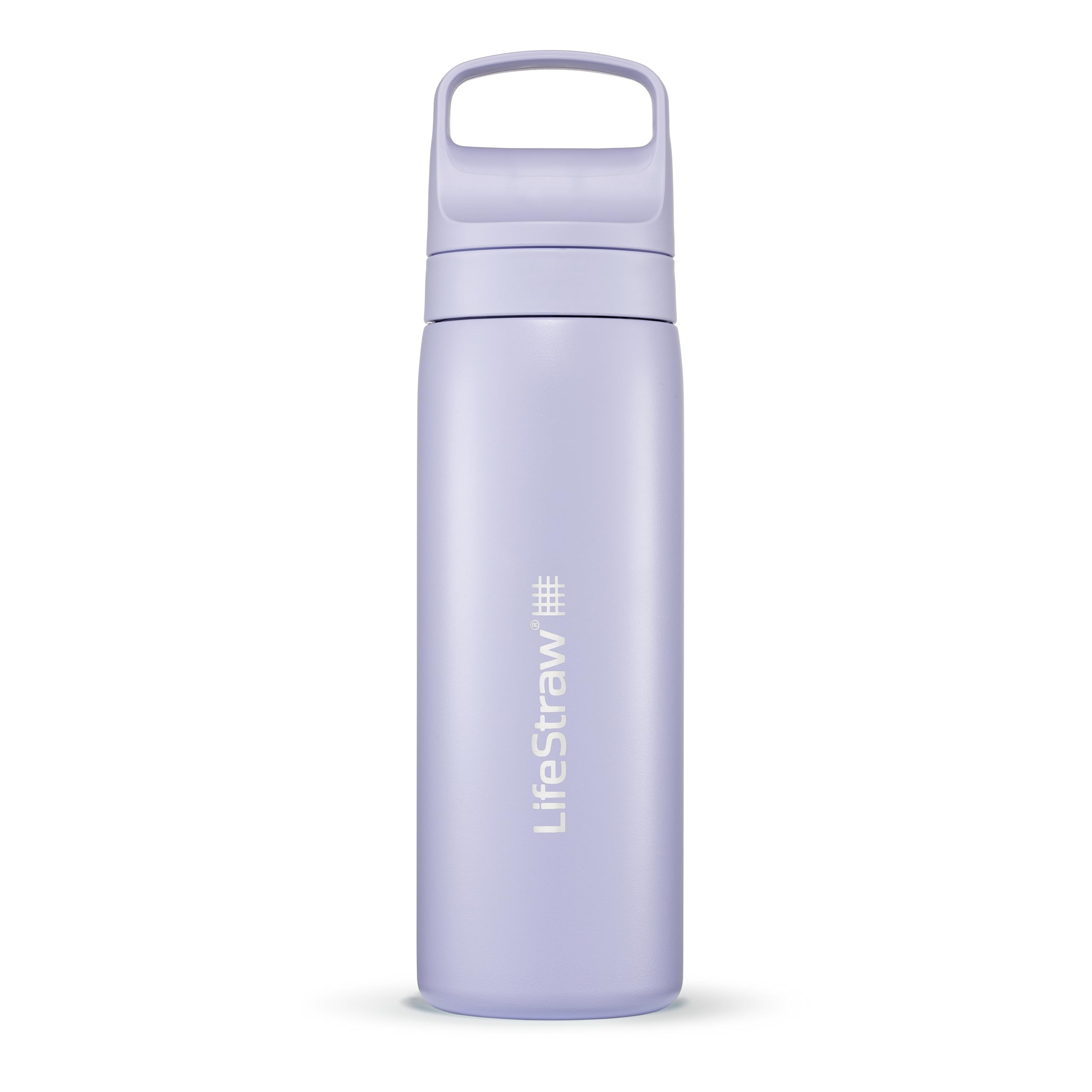 LifeStraw Go Series: botella filtrante aislada para agua segura durante viajes y actividades al aire libre.
