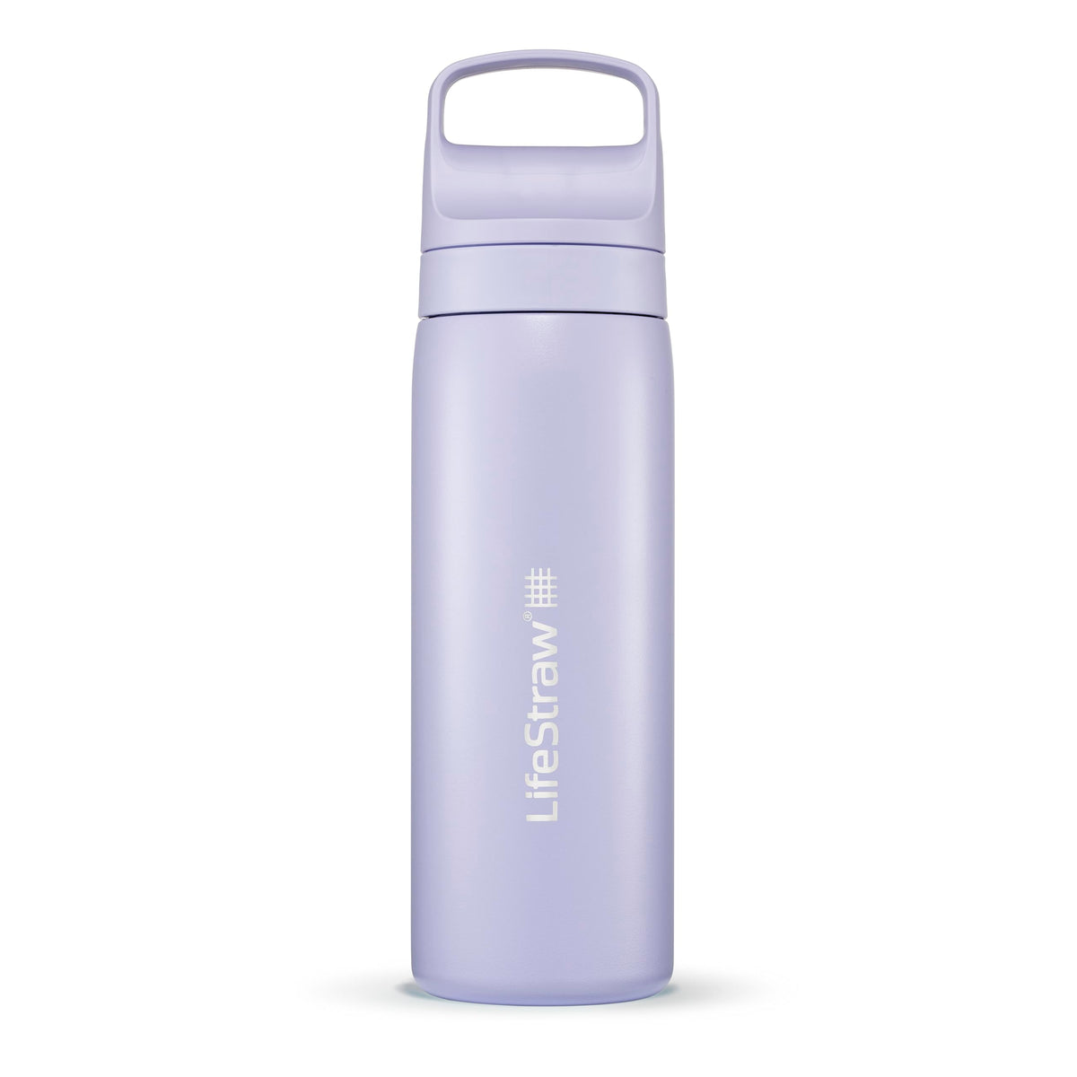 LifeStraw Go Series: botella filtrante aislada para agua segura durante viajes y actividades al aire libre.
