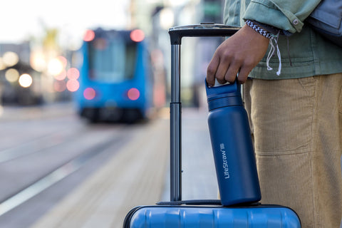 Uso en viajes: LifeStraw Go Series para aeropuertos y paradas de carretera
