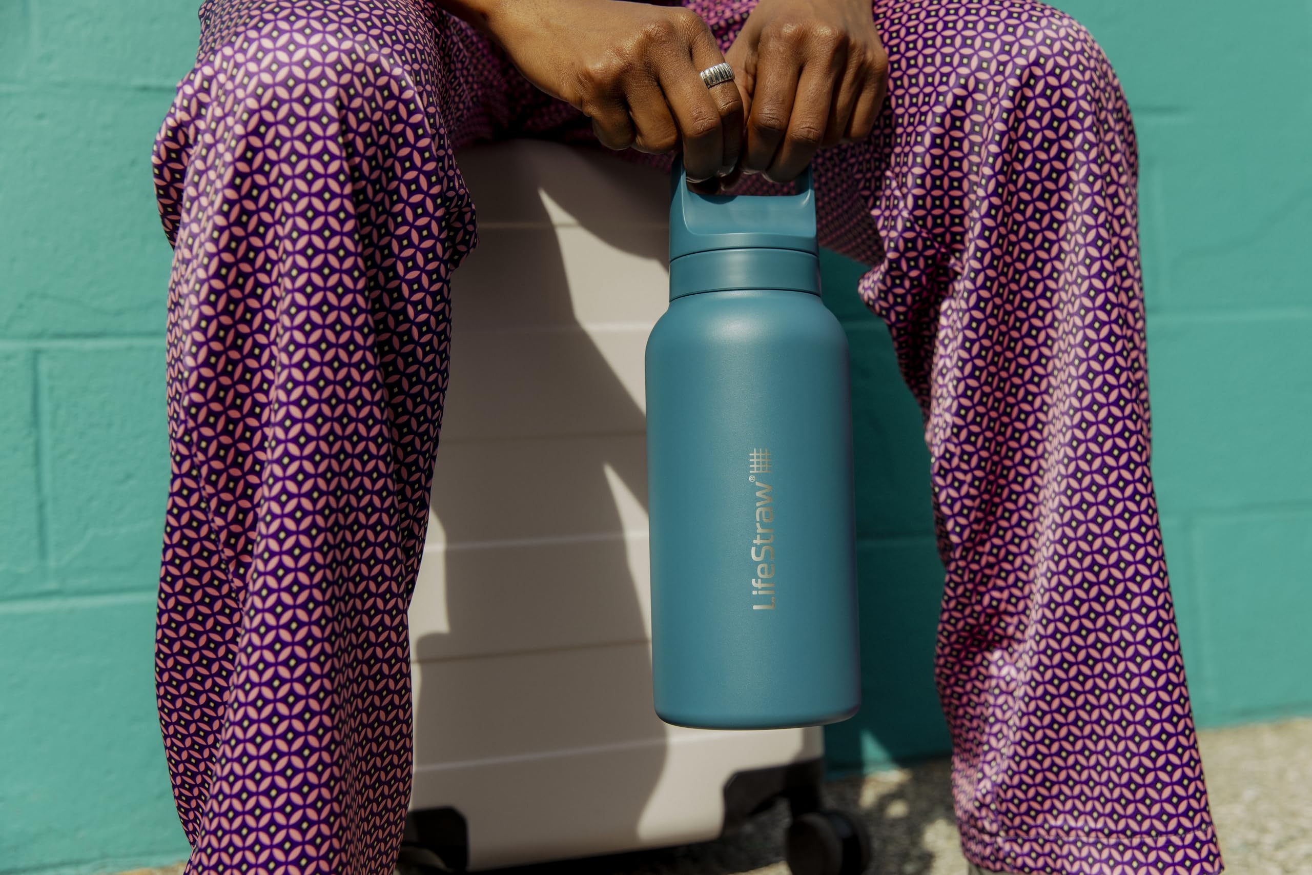 LifeStraw Go Series: doble pared con aislamiento mantiene el agua fría todo el día.