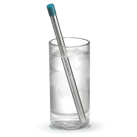 Diseño de acero inoxidable en LifeStraw Sip, duradero y ligero