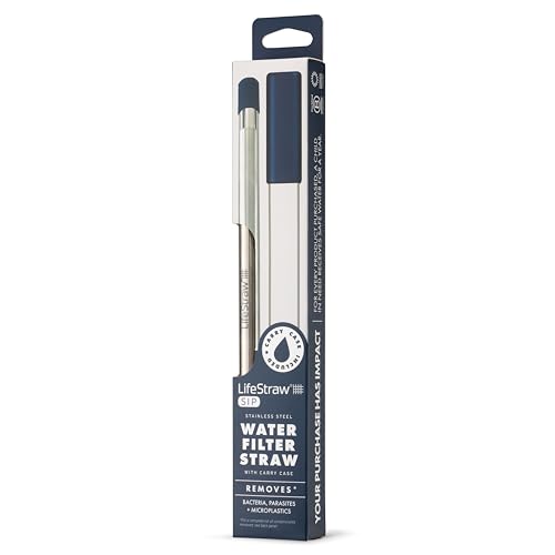 LifeStraw Sip, estuche portátil, perfecto para viajar y usar con agua de grifo