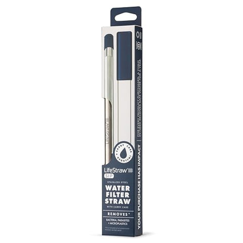 LifeStraw Sip, estuche portátil, perfecto para viajar y usar con agua de grifo