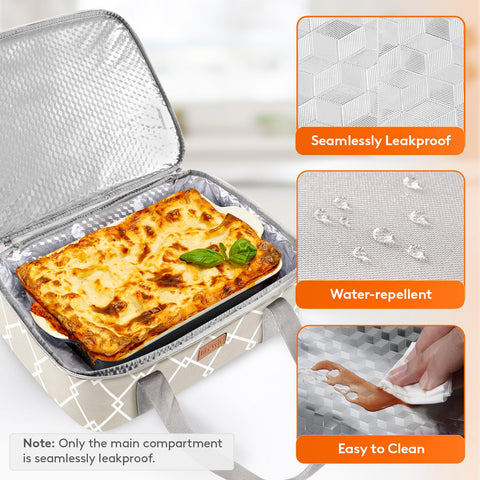 Lifewit interior con aluminio para conservar temperatura eficazmente.