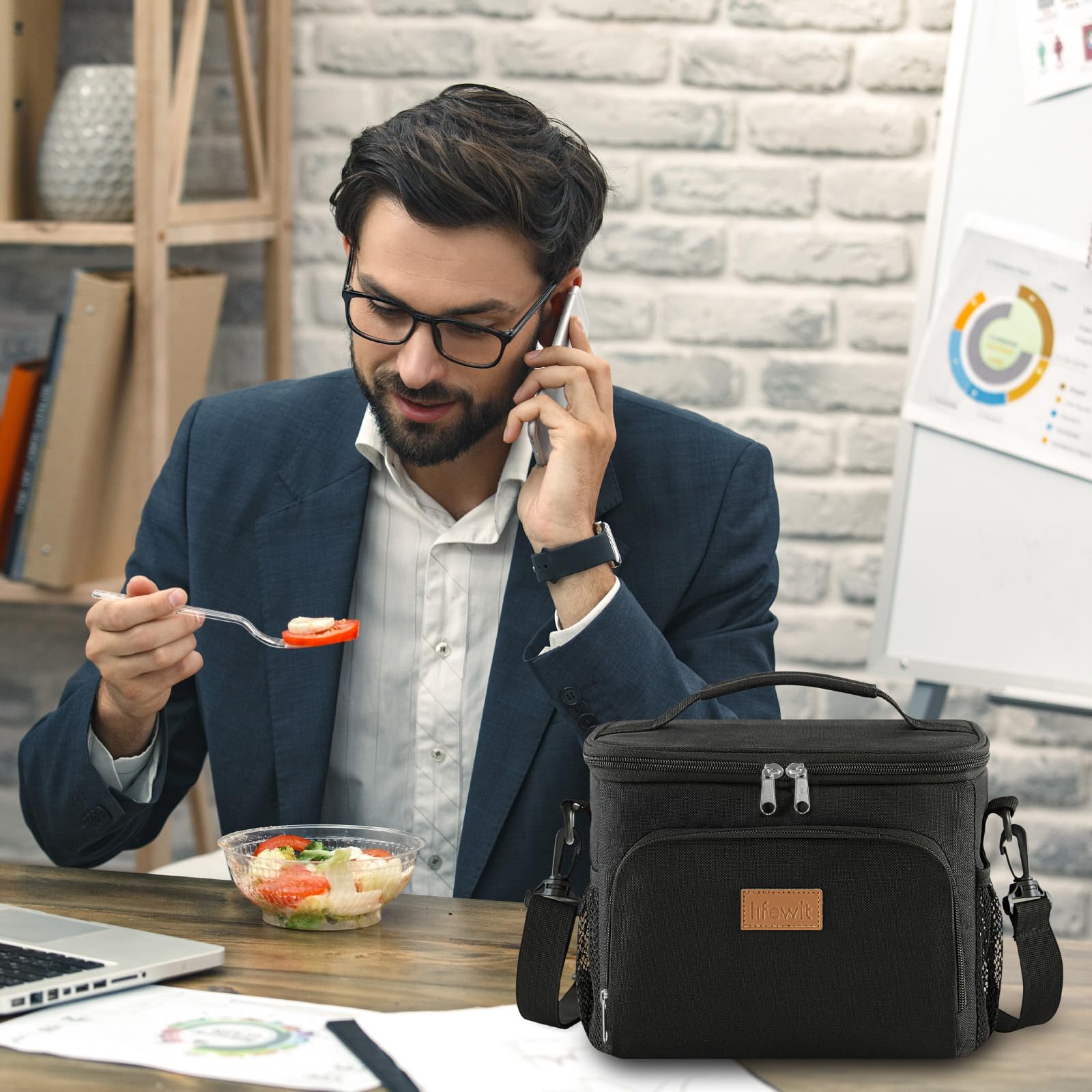 Lifewit correa ajustable ofrece transporte cómodo en cualquier ocasión.
