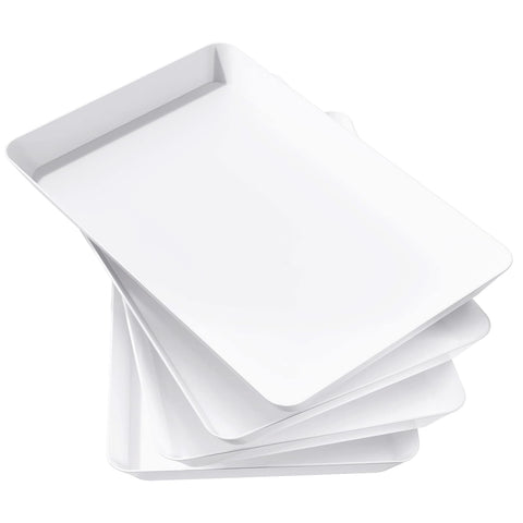 Bandejas rectangulares Lifewit para servicio, gran capacidad para buffets.