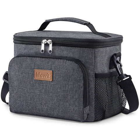Lifewit bolsa de almuerzo aislada, vista general para trabajo y viajes.