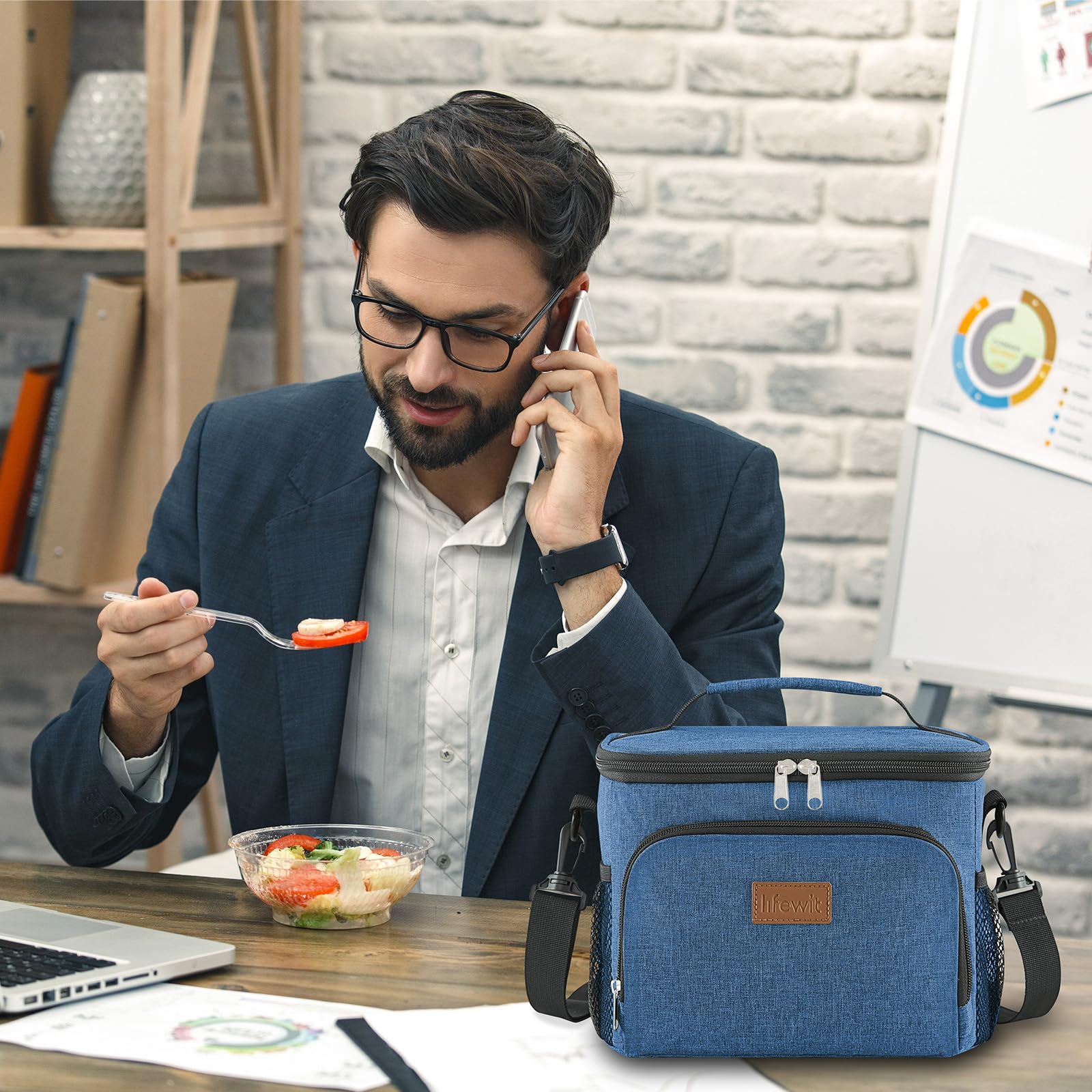 Lifewit bolsa-almuerzo-exterior-repelente tela exterior resistente a manchas.